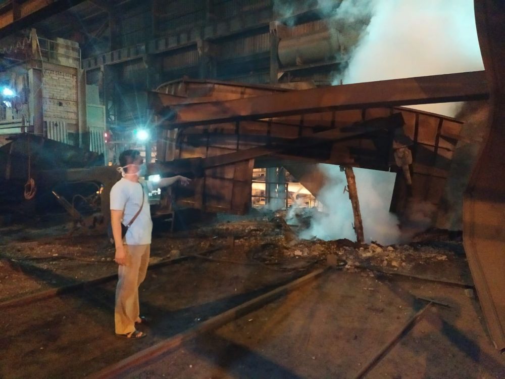Polisi Selidiki Penyebab Pabrik Pelebur Baja di Kampar Meledak