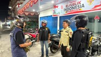Tim Raga Polres Meranti Berikan Himbauan Kamtibmas, Kondusif Kota Selatpanjang Tetap Terjaga