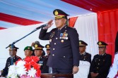 Pamatwil Polda Riau Pimpin Upacara HUT RI di Wilayah Terluar Meranti