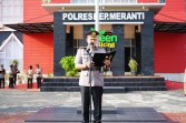 Kapolres Gede Adi Pimpin Hari Juang Polri 2026 di Meranti, Dorong Personel Perkuat Pelayanan Humanis