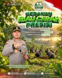 Riau CERAH Presisi di Meranti, Desa Tenan Jadi Pusat Gerakan Tanam Pohon Petai