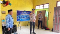 Kapal Baca Polri Sambangi SDN 18 Semulut,  Dalam Program Jalur Satpolair Meranti