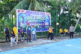 Sambut Hari Bhayangkara Ke- 80 Wakapolres Buka Tournamen Bola Volly Semarakan Kampung Tanguh Anti.Narkoba.