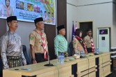 Bupati Asmar Lepas 77 Kontingen Pramuka Meranti Ikuti Jambore Nasional XII 2026 di Cibubur