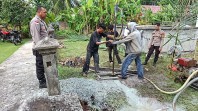 Hari Bhayangkara Ke -80 Polres Meranti Hadirikan Sumur Bor Prioritas Air Bersih Selatpanjang Timur.