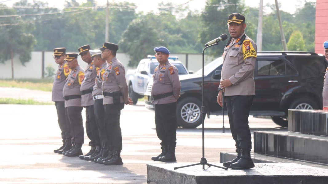 Pimpin Apel Pagi, Kapolres Ingatkan Jaga Netralitas