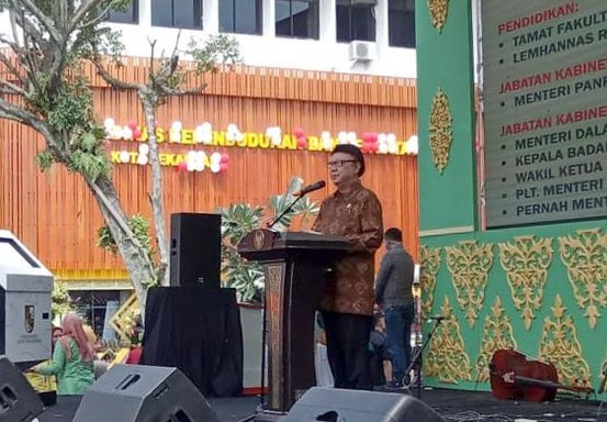Menpan RB Tjahjo Kumolo Hadiri HUT Ke-I MPP Pekanbaru