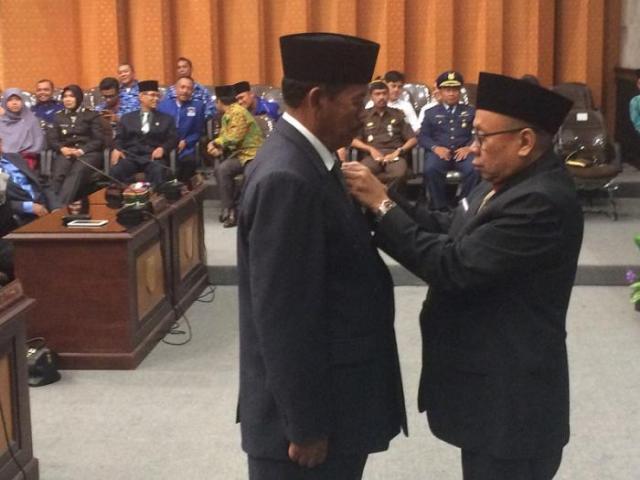 Politisi Demokrat Pangkat Purba Resmi Dilantik Sebagai PAW Eri Sumarni di DPRD Kota Pekanbaru