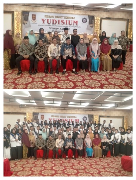 Mantab STKIP Meranti Gelar Yudisium 59 Siswa Telah Yudisium dan Di Wisudakan