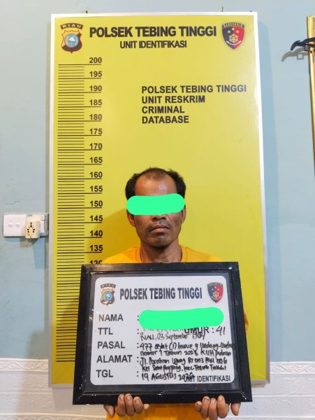 Solar dan Kipas Propeller Kapal Dicuri, Polsek Tebingtinggi Tangkap Terduga Pelaku