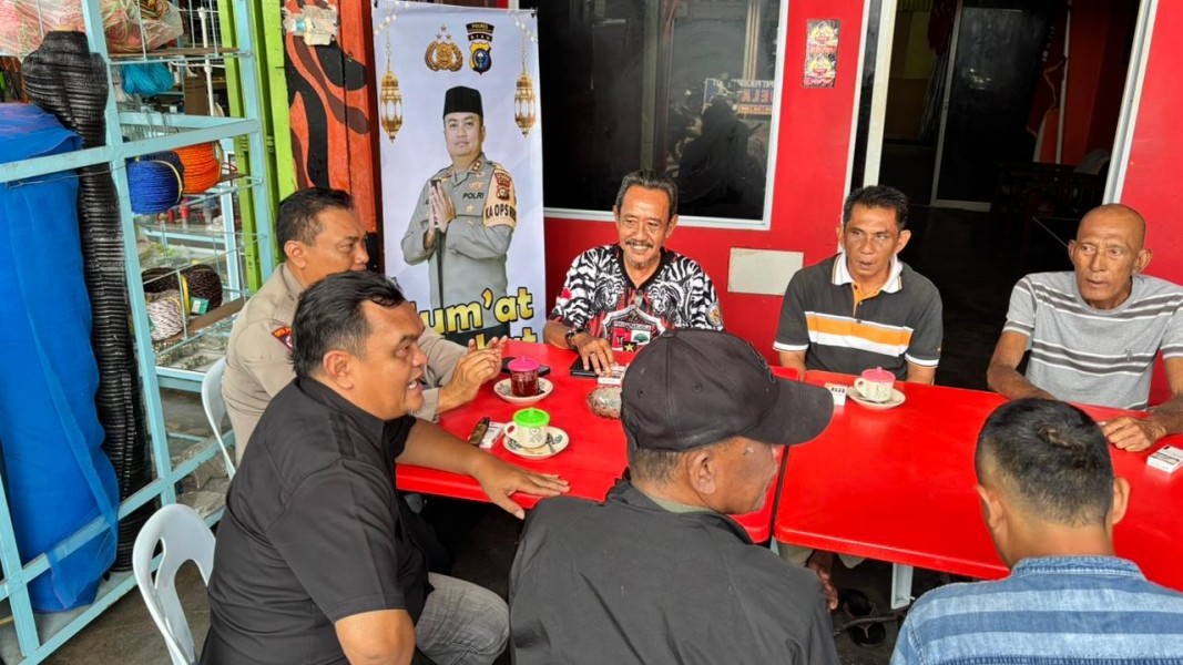 Jumat curhat Pemuda Pancasila Siap Dukung Polres Kepulauan Meranti Jaga Kamtibmas Kondusif