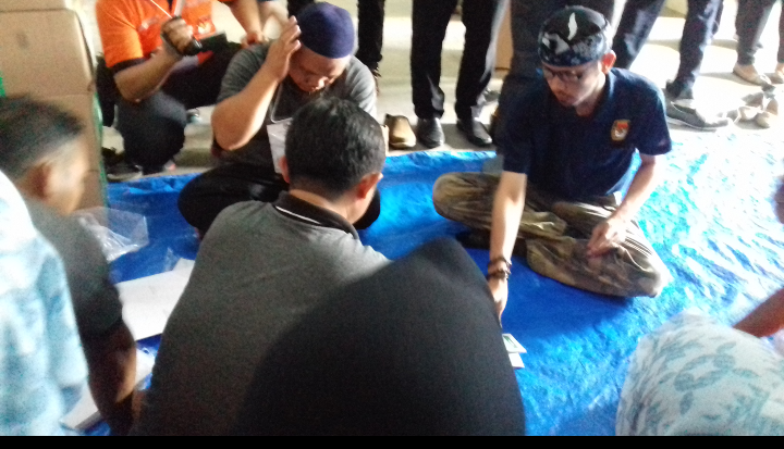 SORTIR DAN PELIPATAN SUSU PILEG KPU KOTA BANJAR