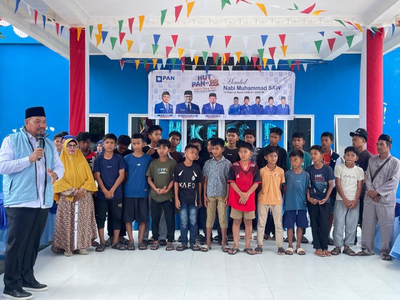 HUT ke-28 PAN, PAN Siak Teguhkan Komitmen Mengabdi dan Berbagi Bersama Masyarakat