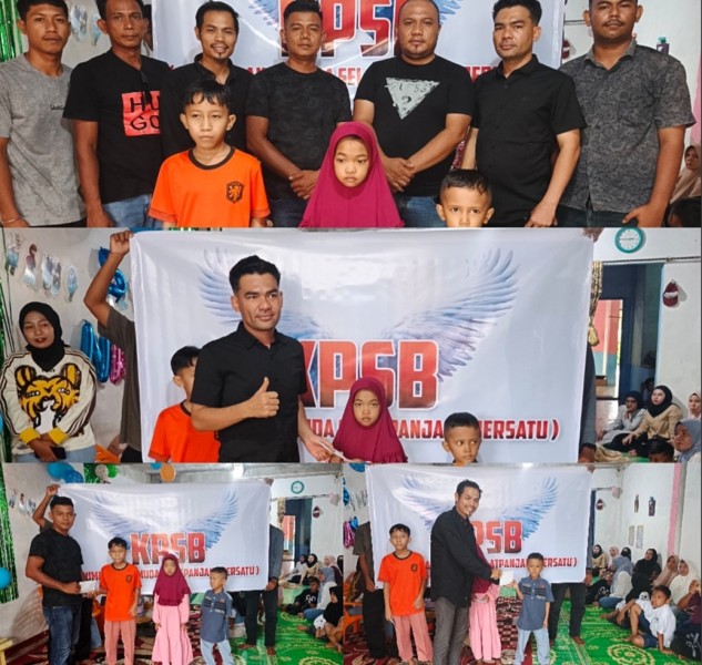 Pemuda Selatpanjang Bersatu Berbagi Berkah, Santuni Anak Yatim dan Piatu