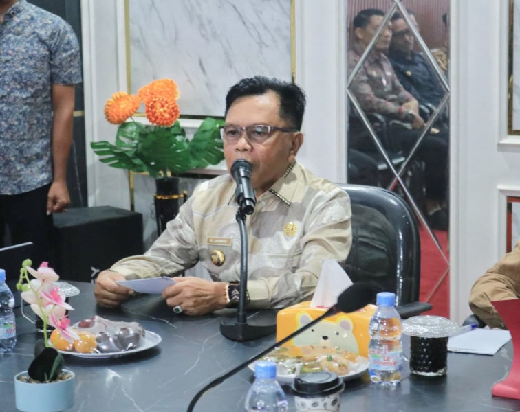 Bupati Asmar Pimpin Rakor Persiapan dan Tahapan Pilkades Serentak