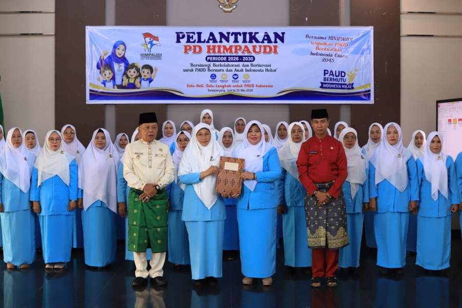 Pelantikan Pengurus HIMPAUDI Masa Bhakti 2026–2030 Langsung Di Hadiri Bupati Meranti H.Asmar