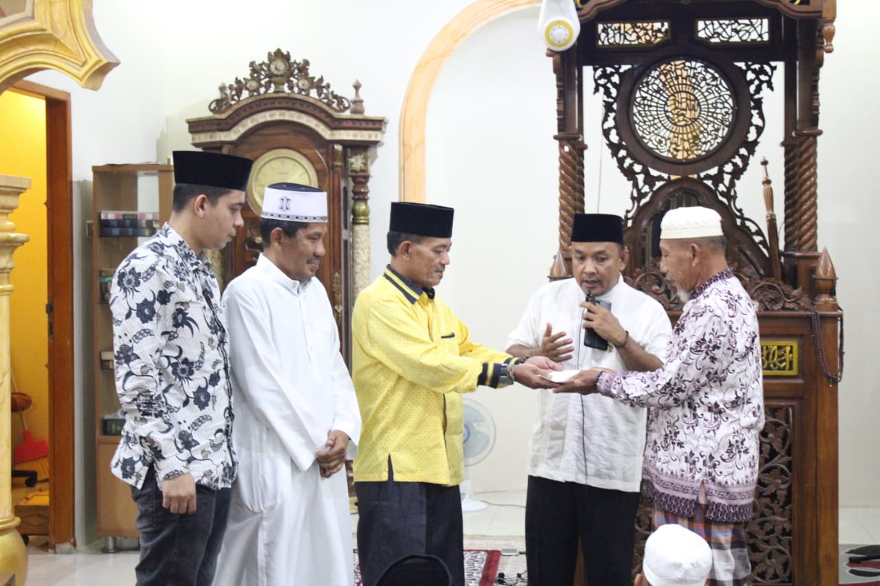 Safari Ramadhan di Kampung Panjang, Pengurus Masjid Bangga Golkar Kampar Didominasi Kaum Muda