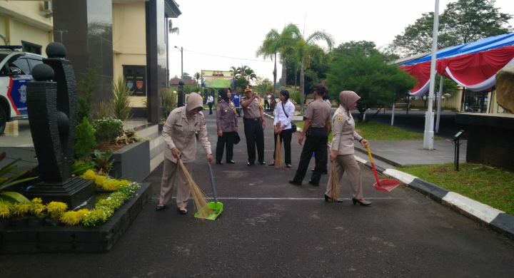 Menjelang Tablig Akbar, Polres Banjar Laksanakan Persiapan-Persiapan