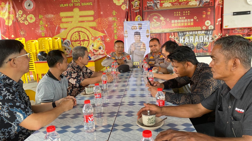 Polres Meranti Gelar Jumat Curhat Bersama PSMTI, Bahas Isu Kamtibmas Hingga Keluhan Warga