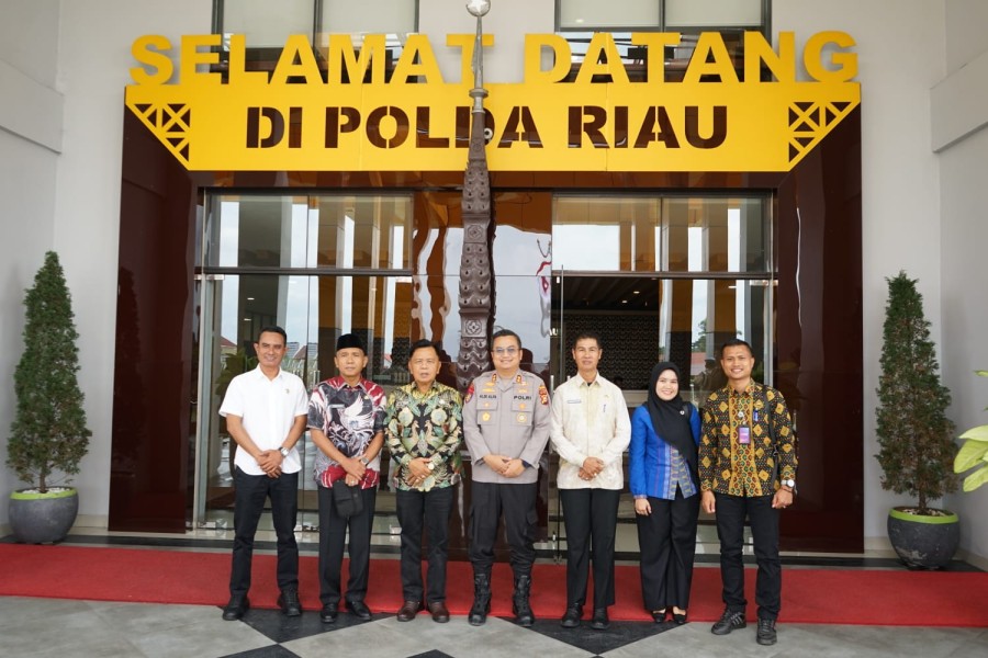 Bupati Asmar Silahturahmi Bersama Kapolda Riau Kolaborasi Sukseskan Program Polri dan Pemkab. Meranti