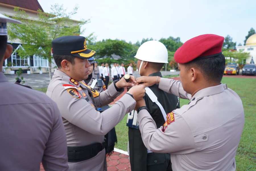 Kapolres Meranti Pimpin Apel Operasi Patuh Lancang Kuning 2026, Keselamatan Berlalu Lintas Jadi Prioritas