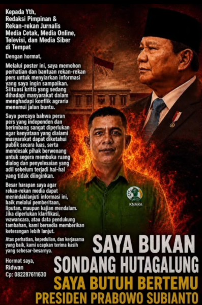 Warga Meranti Ancam Bakar Diri, Desak Presiden Prabowo Selesaikan Konflik Agraria di Tiga Provinsi