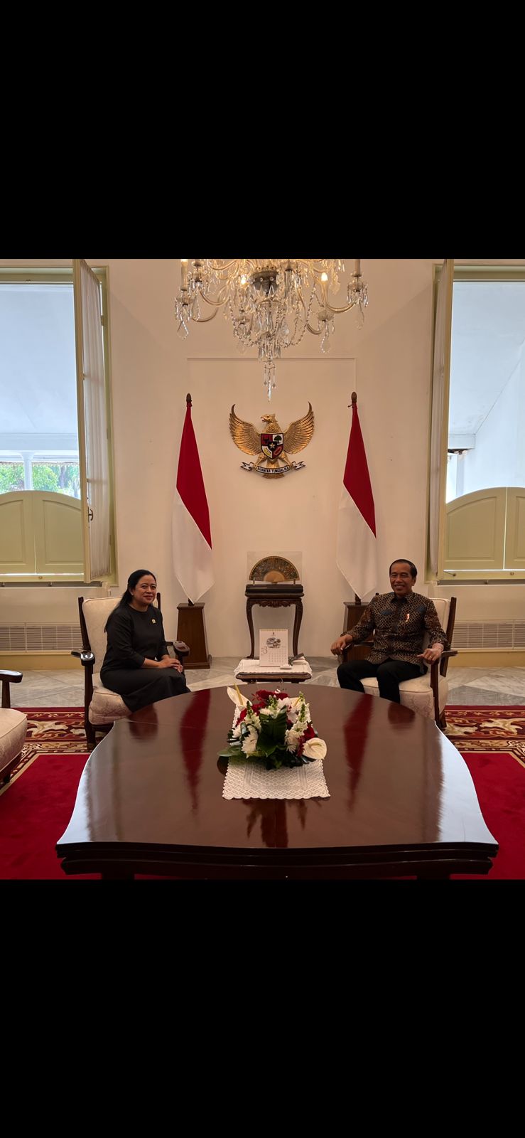 Bertemu Presiden Jokowi, Puan Bahas Soal  Legislasi Hingga Persiapan Pemilu 2024