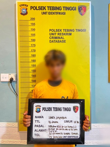 Polsek Tebing Tinggi Ungkap Kasus Dugaan Kekerasan Seksual terhadap Anak, Dua Terduga Pelaku Diamankan