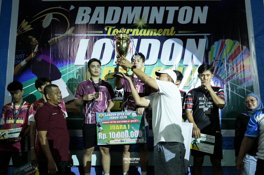 Wabup Muzamil Tutup London Open Cup 2026, Tegaskan Meranti Siap Gelar Event Olahraga Lebih Besar