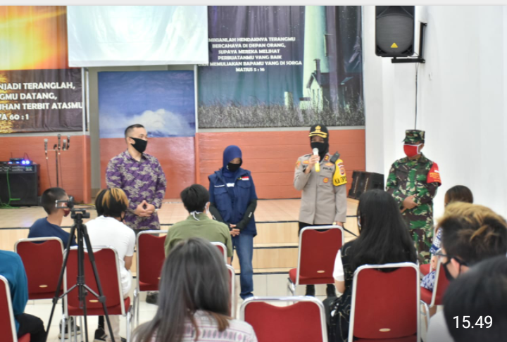 Kapolres Banjar Laksanakan kegiatan pengamanan Kebaktian GBI, dan Gereja Pantekosta