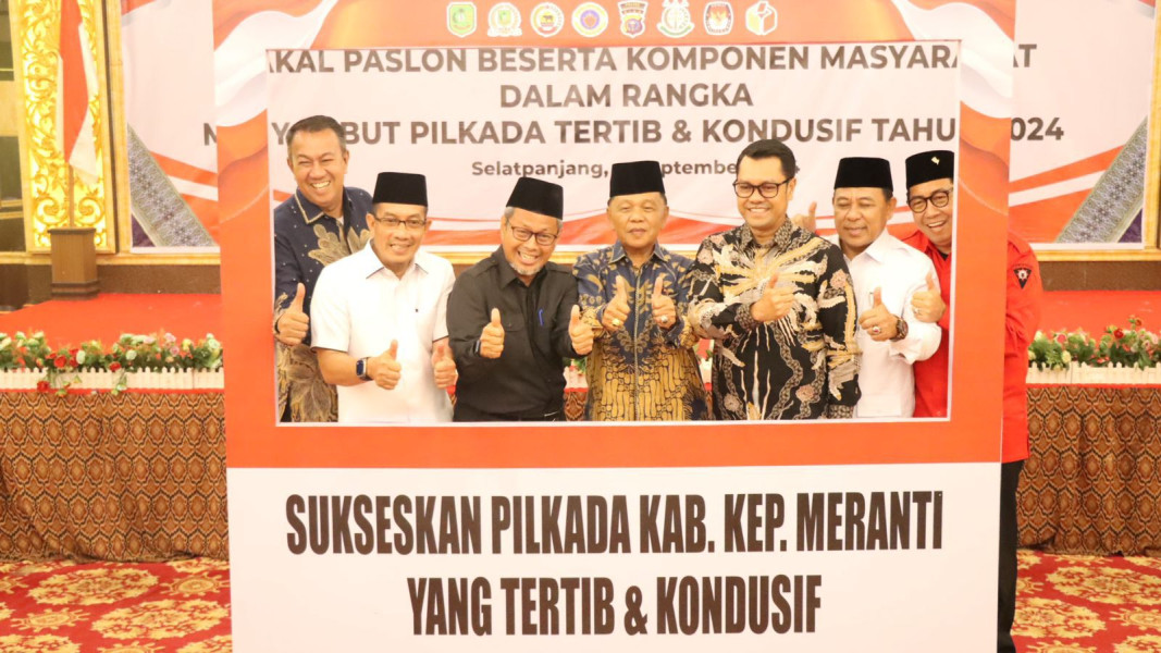 Silaturahmi 4 Paslon, Ini Pesan Kapolres Kep Meranti Ciptakan Suasana Pilkada Yang Kondusif