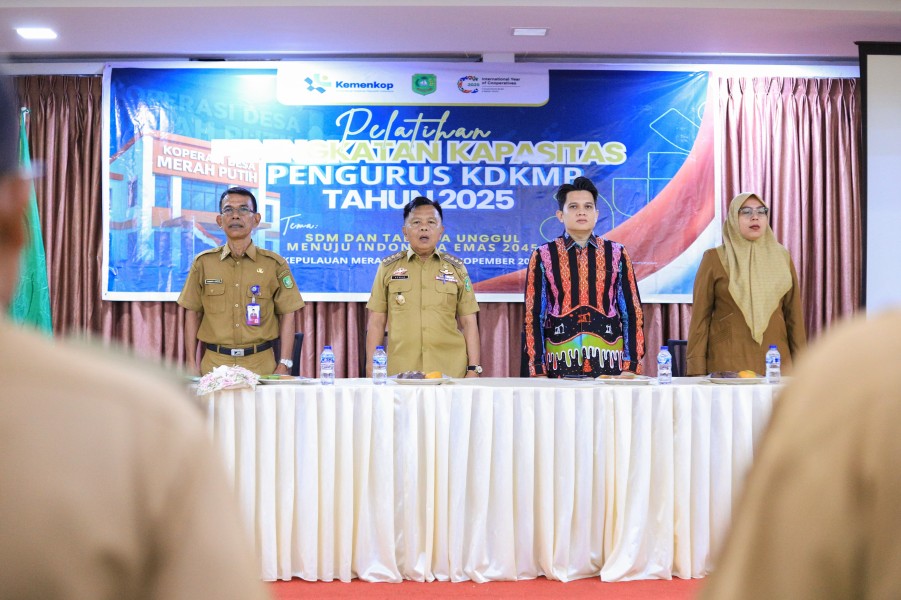 Bupati Meranti Buka Acara Pelatihan Koperasi Desa Merah Putih Tahun 2025
