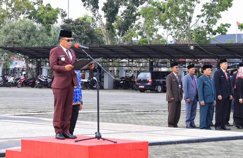 Hari Kesaktian Pancasila di Meranti Bupati Asmar Pimpin Upacara