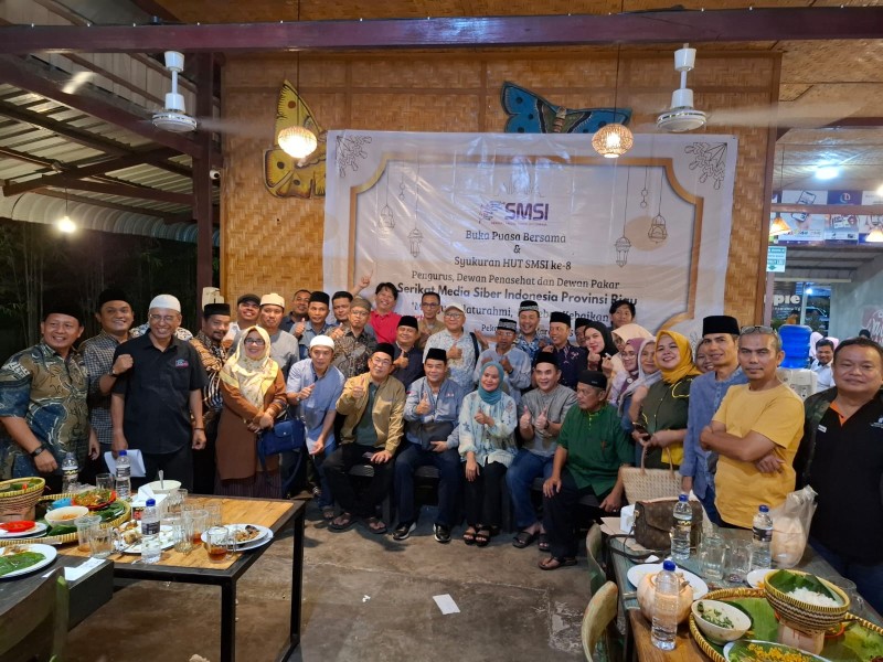Ramadhan 1446 H, SMSI Riau Gelar Bukber dan Syukuran 8 Tahun SMSI