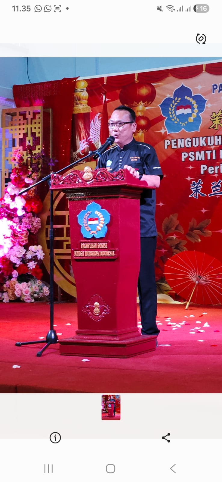 PSMTI Kepulauan Meranti Ajak Masyarakat Jaga Kerukunan dan Kamtibmas Jelang Imlek 2577 Kongzili/ Tahun 2026 dan Ramadhan 1447 H.