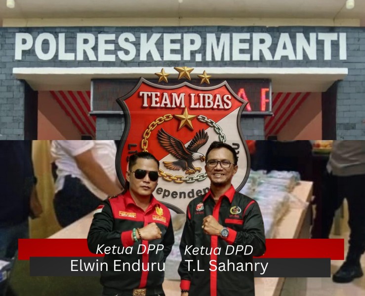 DPD Team Libas Apresiasi Polres Meranti Pengungakapan Narkoba Skala Besar