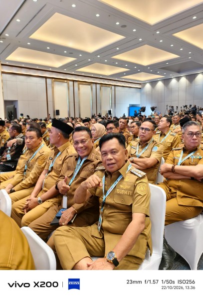 Hadiri Rakornas TPAKD 2026, Bupati Asmar Dorong Perluasan Akses Keuangan Masyarakat Meranti