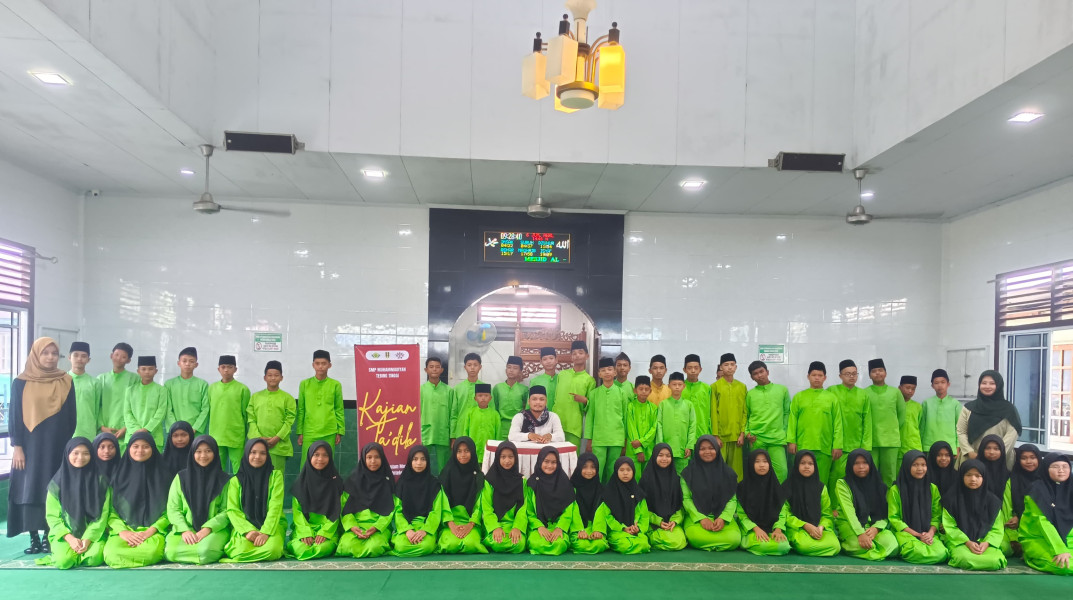 Launching program kajian ta'dib, sukses dilaksanakan di SMP MUHAMMADIYAH Tebing Tinggi
