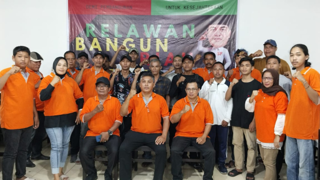 Relawan Bangun Riau Dukung SF Hariyanto Gesa Pembangunan & Perbaiki Jalan Rusak