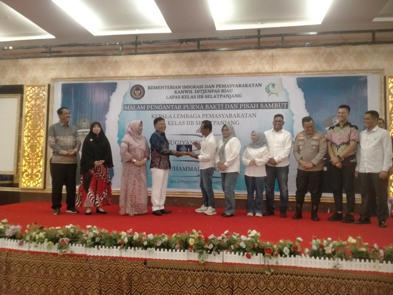 Pisah Sambut Kalapas Selatpanjang  Bupati Meranti Ajak Sinergi Semua Pihak Manjukan Meranti Ugul dan Agamis Sejahtera.