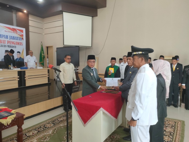 Lakukan Penyegaran Jabatan H.Asmar Lantik 38 Pejabat Eselon III Dan IV Lingkungan Pemkab Meranti