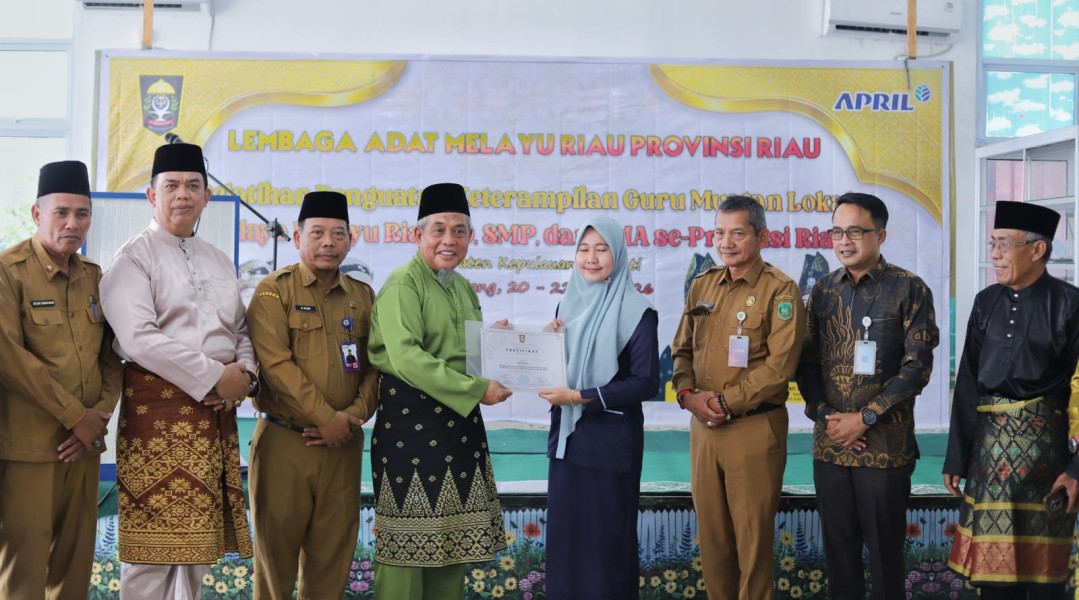 PT Riau Andalan Pulp and Paper Dukung Pemkab Meranti Dalam Penguatan Kompetensi Guru Muatan Lokal Budaya Melayu Riau