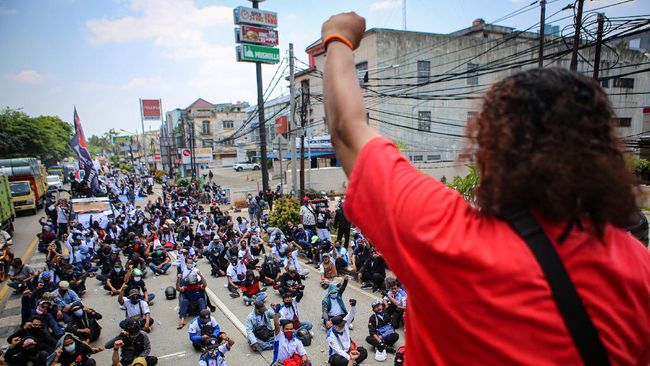 Longmarch ke Istana, Buruh Jakarta Demo Omnibus Law Hari Ini