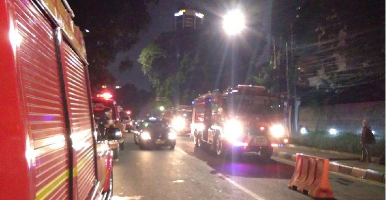 Kebakaran di Gedung Annex, Damkar Sisir Api yang Mengecil