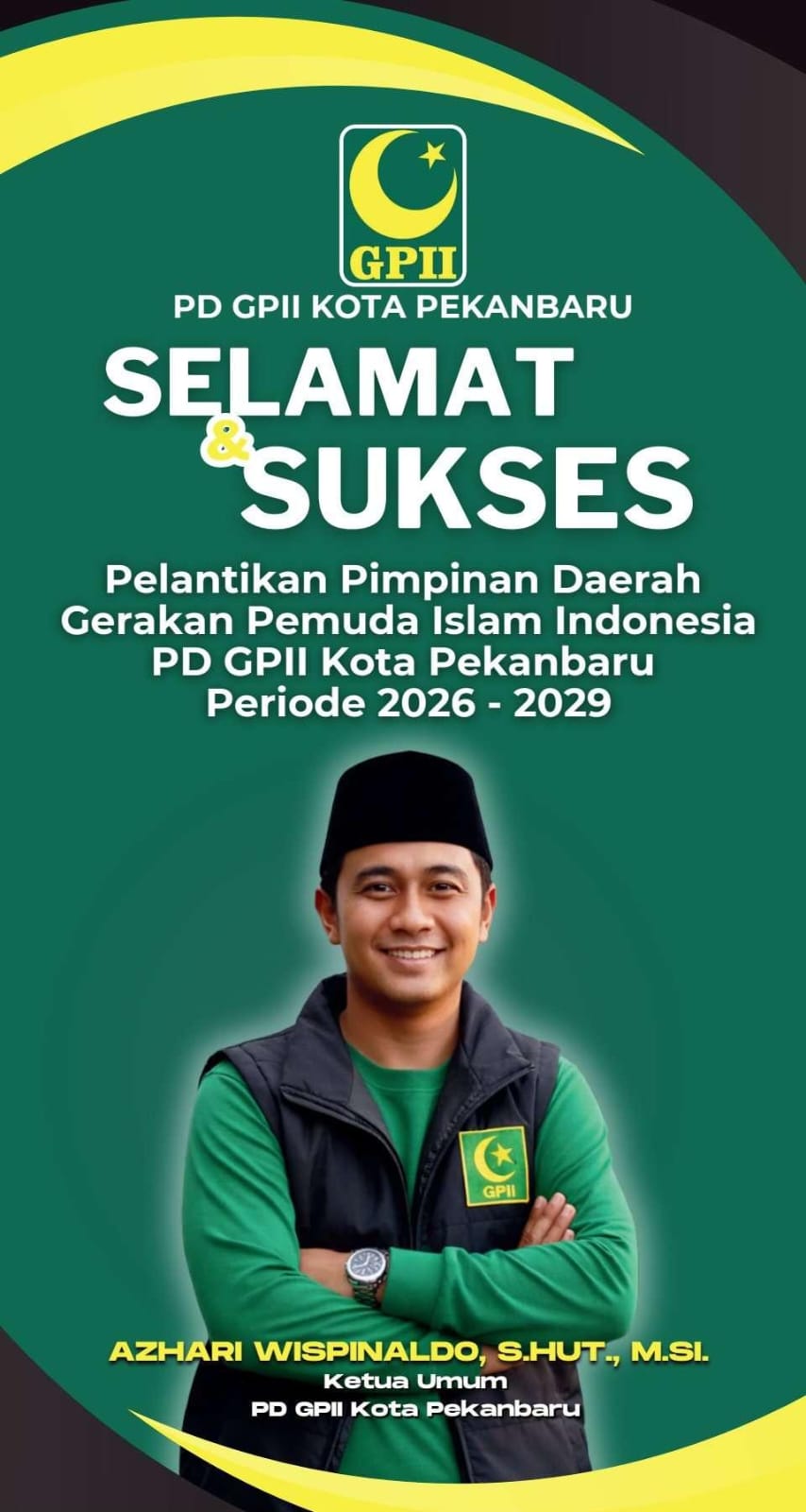 Kepengurusan PD GPII Kota Pekanbaru Periode 2026–2029 Resmi Dilantik