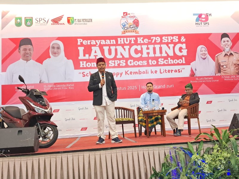 SPS Riau Gandeng Honda Luncurkan Program 'School Happy' Kembali ke Literasi