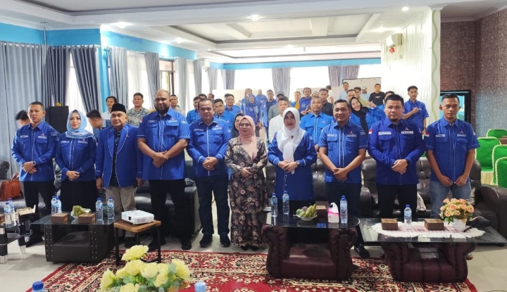 DPC Partai Demokrat Kabupaten Kampar Gelar Rapat Kerja Cabang di Stanum Resort, Bangkinang
