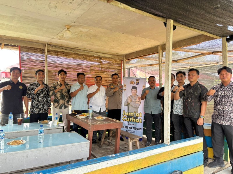 Jumat Curhat, Polres Kepulauan Meranti Ajak Pemuda Gogok Darussalam Jauhi Narkoba
