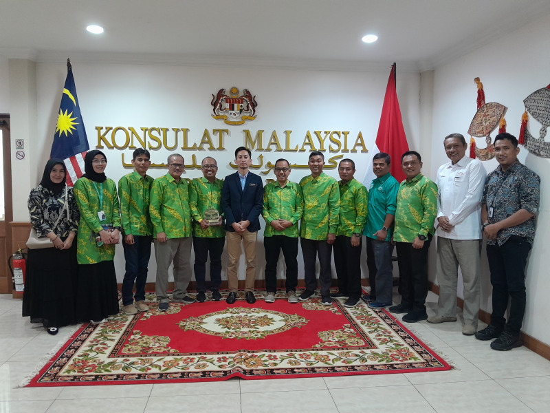 Jalin Keakraban, SPS Riau Bertemu Konsul Malaysia di Pekanbaru
