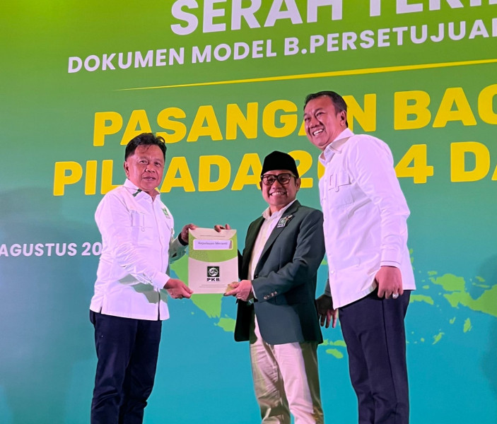 Asmar-Muzamil Resmi Dapat Dukungan PKB untuk Pilkada Kepulauan Meranti 2024